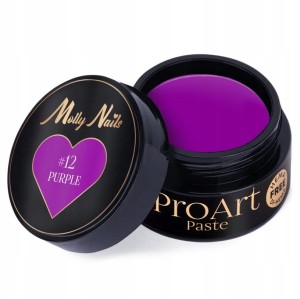 Molly Nails Pasta do zdobień paznokci ProArt Paste #12 Purple HEMA/Di-HEMA FREE 5g