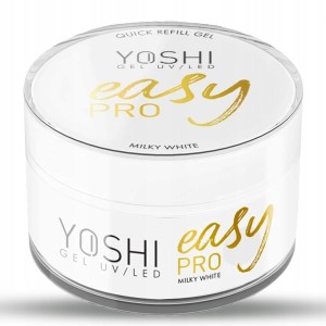 Yoshi Gel UV/LED Easy Pro Żel budujący do paznokci Milky White 15ml