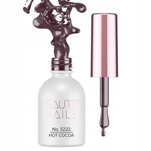 Saute Nails Kolorowy lakier hybrydowy do paznokci No. S222 Hot Cocoa 8ml