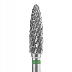 Staleks Frez do skórek i paznokci z węglika spiekanego stożek szyszka 4/14 mm FT90G040/14 mocny
