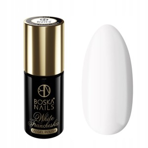 Boska Nails 494 White Francheska Kolorowy lakier hybrydowy 6ml