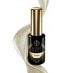 Boska Nails Cosmic Glow 486 Aurina Lakier hybrydowy perłowo-biały holograficzny 6ml