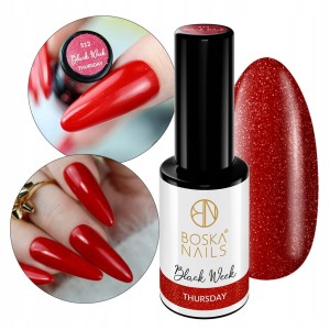 Boska Nails Black Week 512 Thursday Kolorowy lakier hybrydowy 6ml