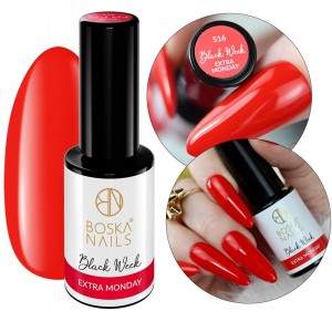 Boska Nails Black Week 516 Extra Monday Kolorowy lakier hybrydowy 6ml