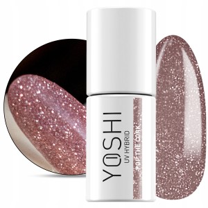 Yoshi Sip Sip Hooray 141 Pop The Cork Brokatowy lakier hybrydowy z efektem flash 6ml