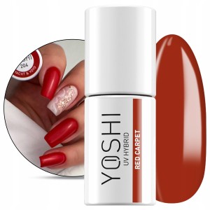 Yoshi Yacht & Yoyo 204 Red Carpet Kolorowy lakier hybrydowy do paznokci 6ml