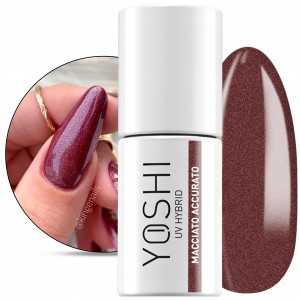 Yoshi Ciao Italiani 327 Macciato Accurato Kolorowy lakier hybrydowy do paznokci 6ml