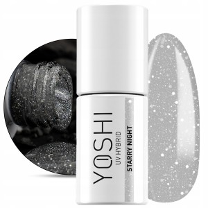 Yoshi Touch The Galaxy 521 Starry Night Brokatowy lakier hybrydowy do paznokci 6ml