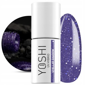 Yoshi Touch The Galaxy 526 Stellar Shadow Brokatowy lakier hybrydowy do paznokci 6ml