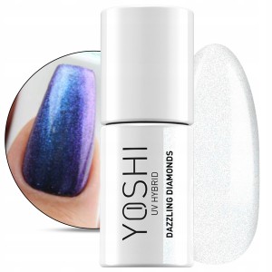 Yoshi Essence 609 Dazzling Diamonds Brokatowy lakier hybrydowy do paznokci 6ml