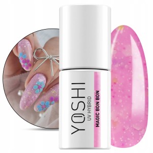 Yoshi Candy Shop 725 Magic Bon Bon Kolorowy lakier hybrydowy do paznokci 6ml
