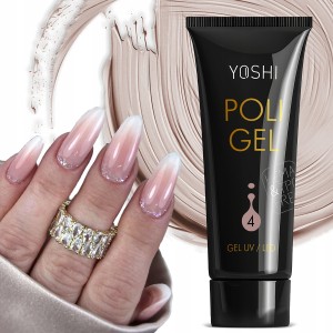 Yoshi PoliGel No 4 Beige Akrylożel UV LED do paznokci Hema i TPO free 30g