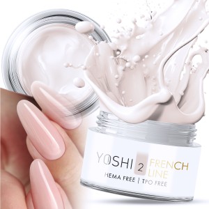 Yoshi French Line 2 Żel budujący samopoziomujący do paznokci Hema i TPO Free 50ml