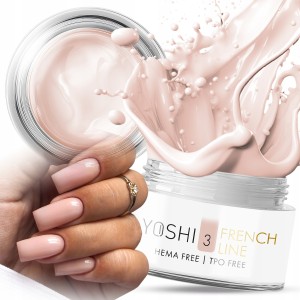 Yoshi French Line 3 Żel budujący samopoziomujący do paznokci Hema i TPO Free 15ml