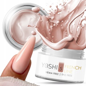 Yoshi French Line 5 Żel budujący samopoziomujący do paznokci Hema i TPO Free 50ml
