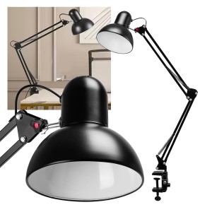 ActiveShop Lampa kosmetyczna na biurko PiX 314 montowana do blatu czarna