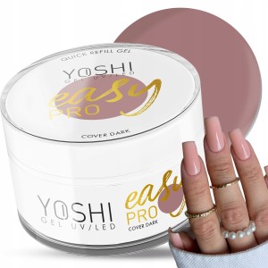 Yoshi Gel Easy Pro Cover Dark Kryjący żel budujący do paznokci 15ml