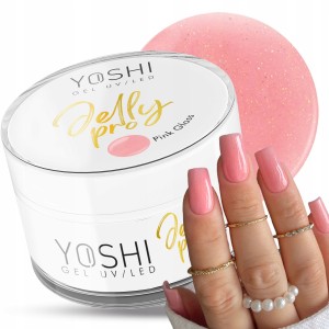Yoshi Gel Jelly Pro Pink Gloss Żel budujący do paznokci 15ml