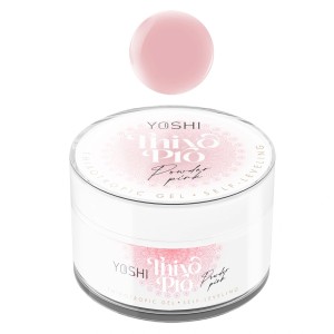 Yoshi Gel Thixo Pro Powder Pink Żel budujący samopoziomujący do paznokci z tiksotropią 50ml