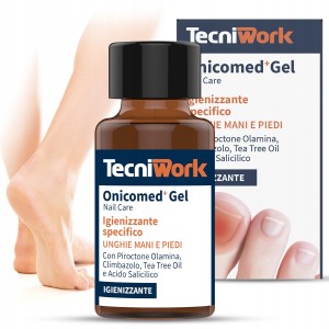 TecniWork Onicomed Gel Profesjonalny płyn przeciwgrzybiczy do paznokci rąk i stóp 11ml CE418