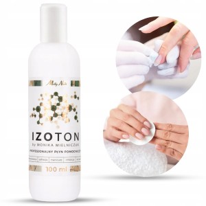 Molly Nails Izoton by Monika Mielniczuk Profesjonalny płyn pomocniczy do przemywania dehydratacja adhezja manicure inhibicja 100ml