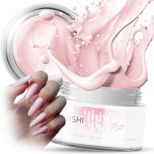 Yoshi Gel Thixo Pro Powder Pink Żel budujący samopoziomujący do paznokci z tiksotropią 15ml