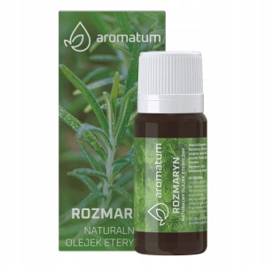 Aromatum Rozmaryn Naturalny olejek eteryczny stymulujący, przeciwbólowy i antyseptyczny 12ml