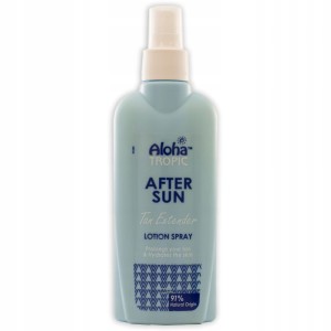 MadiS Aloha Tropic After Sun Tan Extender Lotion Spray Balsam po opalaniu przedłużający opaleniznę z aloesem i olejkiem arganowym 200ml / 40457