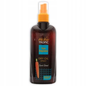 MadiS Aloha Tropic Dry Oil Tan Express przyspieszacz opalania olejek marchewkowy w spray 200ml / 40440