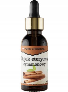 Pure Natura Olejek eteryczny cynamonowy Naturalny olejek eteryczny rozgrzewający, przeciwzapalny i pobudzający 30ml