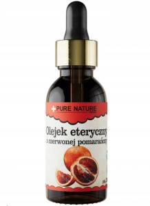 Pure Natura Olejek eteryczny z czerwonej pomarańczy Naturalny olejek eteryczny pielęgnujący, relaksujący antystresowy, antyseptyczny, pobudzający 30ml