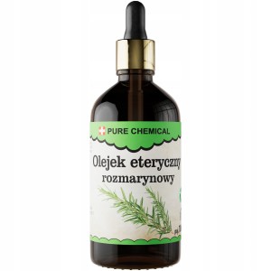 Pure Natura Olejek eteryczny rozmarynowy Naturalny olejek eteryczny przeciwbólowy, przeciwzapalny, przeciwbakteryjny 100ml
