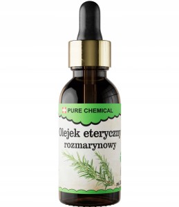 Pure Natura Olejek eteryczny rozmarynowy Naturalny olejek eteryczny przeciwbólowy, przeciwzapalny, przeciwbakteryjny 30ml
