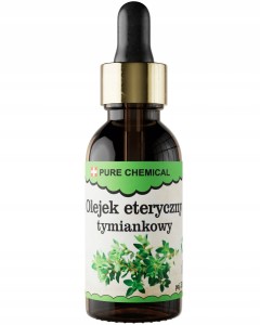 Pure Natura Olejek eteryczny tymiankowy Naturalny olejek eteryczny odświeżający, antybakteryjny, relaksacyjny 30ml