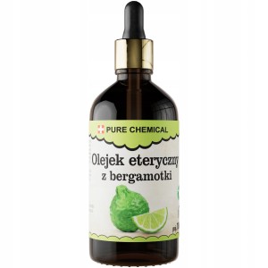 Pure Natura Olejek eteryczny z bergamotki Naturalny olejek eteryczny antyseptyczny, przeciwzapalny, przeciwbólowy, przeciwdepresyjny 100ml