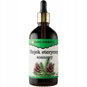 Pure Natura Olejek eteryczny sosnowy Naturalny olejek eteryczny oczyszczający, relaksujący, antyseptyczny, przeciwbólowy 100ml
