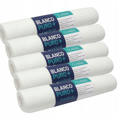 Blanco Puro+ Medical Classic Prześcieradło podkład medyczny kosmetyczny flizelinowy w rolce 60x50cm biały 5 sztuk.jpg