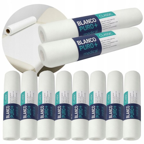 Blanco Puro+ Medical Classic Prześcieradło podkład medyczny kosmetyczny flizelinowy w rolce 60x50cm biały 10 sztuk.jpg