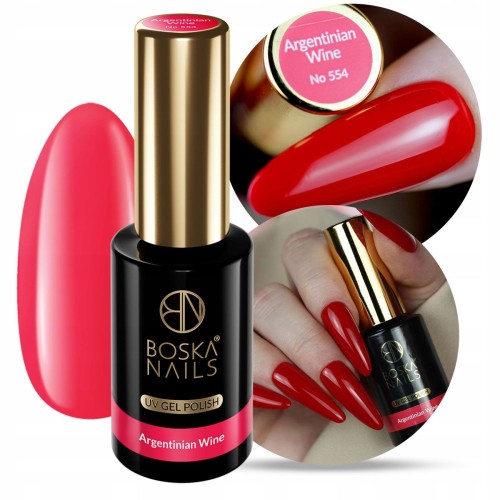 00 Boska Nails Up Divina 554 Argentinian Wine intensywny czerwony lakier hybrydowy 10ml.jpg