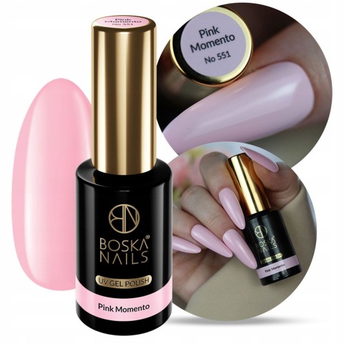 00 Boska Nails Up Divina 551 Pink Momento jasnoróżowy  lakier hybrydowy 10ml.jpg