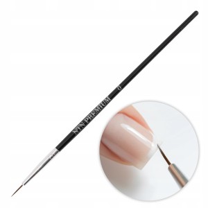 NTN Pędzelek drewniany do zdobień czarny rozmiar 0 10mm