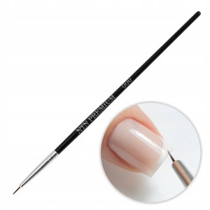 NTN Pędzelek drewniany do zdobień czarny rozmiar 000 7mm