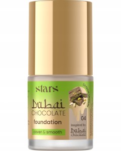 Stars from The Stars Chocolate Foundation 04 Olive medium Podkład kryjąco-wygładzający o zapachu czekolady dubajskiej 25g