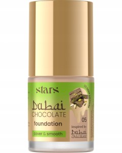 Stars from The Stars Chocolate Foundation 05 Deep medium Podkład kryjąco-wygładzający o zapachu czekolady dubajskiej 25g