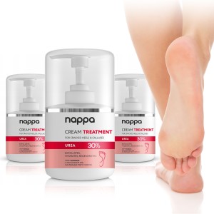 Silcare Zestaw do pielęgnacji stóp 3x krem z mocznikiem 30% Nappa Smooth Comfort 250ml