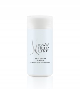 ItalWax Help Line Anti-Sweat Powder Talk przeciw poceniu się przed depilacją 30g