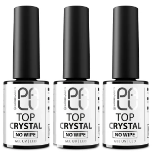 Mini zestaw uzupełniający do hybryd Palu Top Crystal No Wipe 11ml 3 sztuki