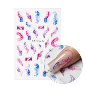 Naklejki samoprzylepne na paznokcie Smoky Nail nr SW-CS232 efekt dymu