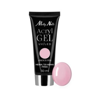 Molly Nails AcrylGel French Pink Akrylożel do paznokci HEMA/Di-HEMA Free 30ml