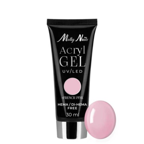 Molly Nails AcrylGel French Pink Akrylożel do paznokci HEMA Di-HEMA Free 30ml.jpg